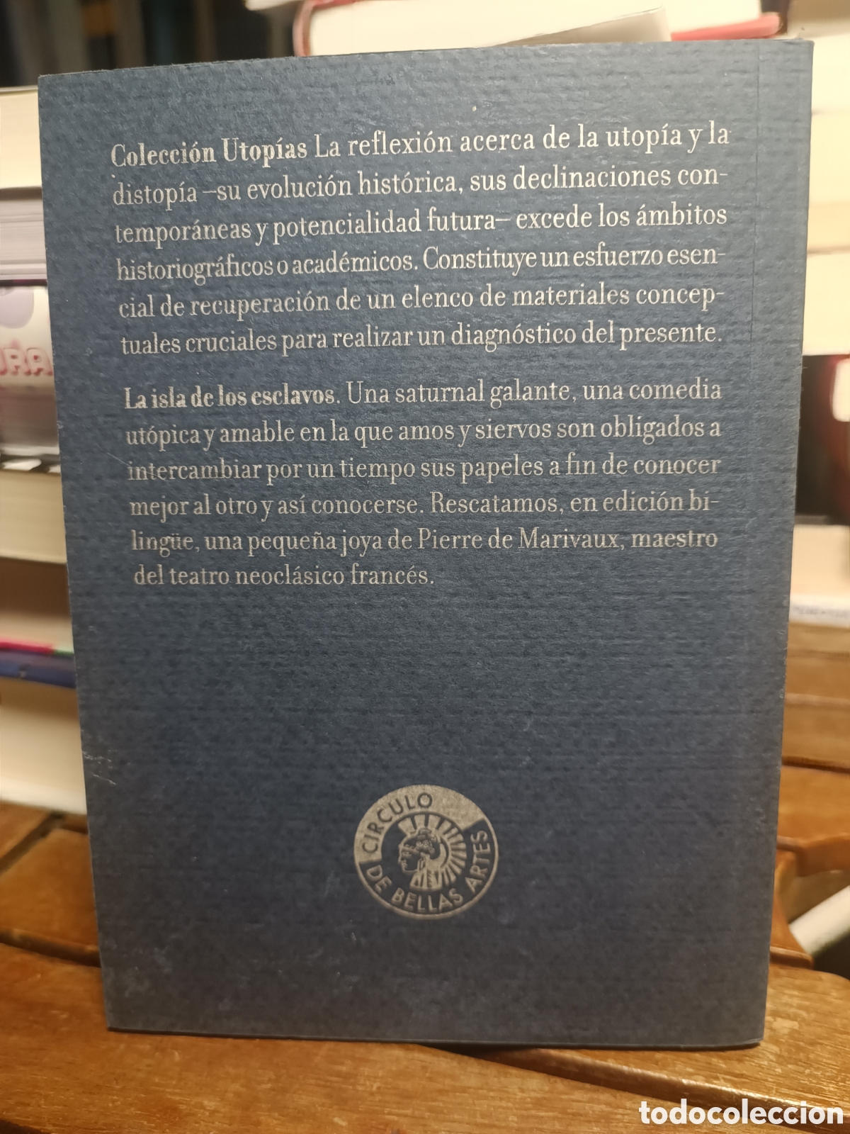 Libros de segunda mano: Pierre de marivaux la isla de los esclavos edici&oacute;n biling&uuml;e utop&iacute;a 2011 - Foto 2