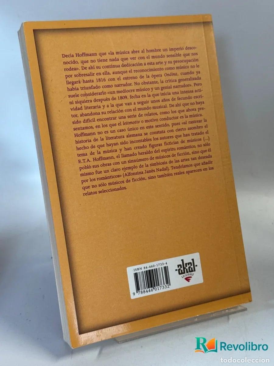 Libros de segunda mano: Cuentos de m&uacute;sica y m&uacute;sicos - E. T. A. Hoffmann - Foto 2