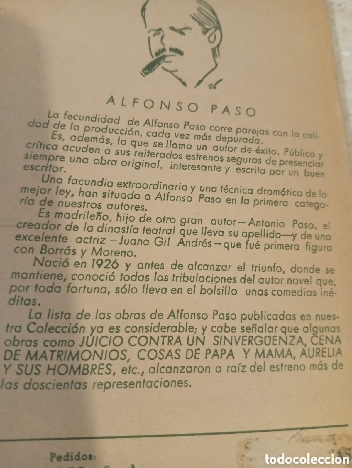 Libros de segunda mano: ALFONSO PASO. AL FINAL DE LA CUERDA. TEATRO. ESCELICER. 1962. - Foto 4