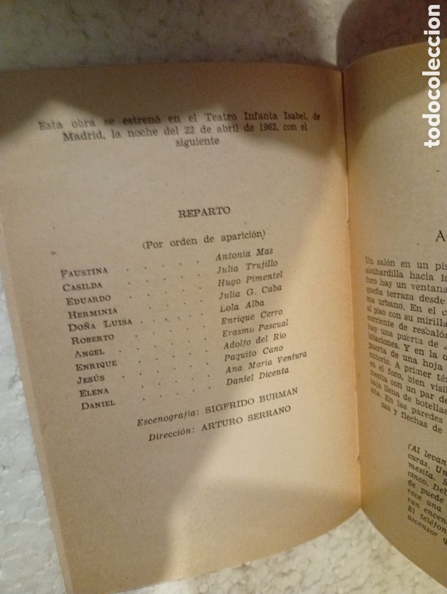 Libros de segunda mano: ALFONSO PASO. AL FINAL DE LA CUERDA. TEATRO. ESCELICER. 1962. - Foto 8