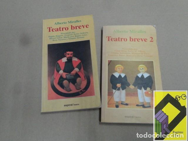 Libros de segunda mano: MIRALLES, Alberto: Teatro breve (2 vols)