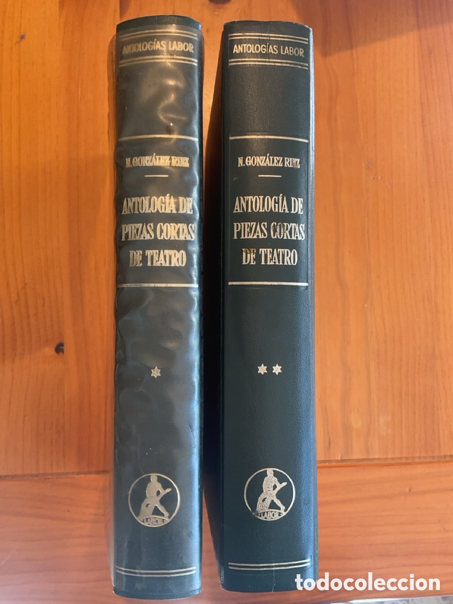 Libros de segunda mano: ANTOLOG&Iacute;A DE PIEZAS CORTAS DE TEATRO &ndash; TOMOS I Y II &ndash; NICOL&Aacute;S GONZ&Aacute;LEZ RUIZ &ndash; EDITORIAL LABOR &ndash; 1965