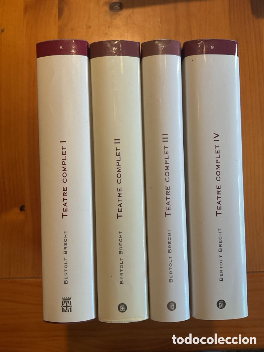 Libros de segunda mano: BERTOLT BRECHT &ndash; TEATRE COMPLET &ndash; 4 VOLUMS &ndash; INSTITUT DEL TEATRE &ndash; DIPUTACI&Oacute; DE BARCELONA