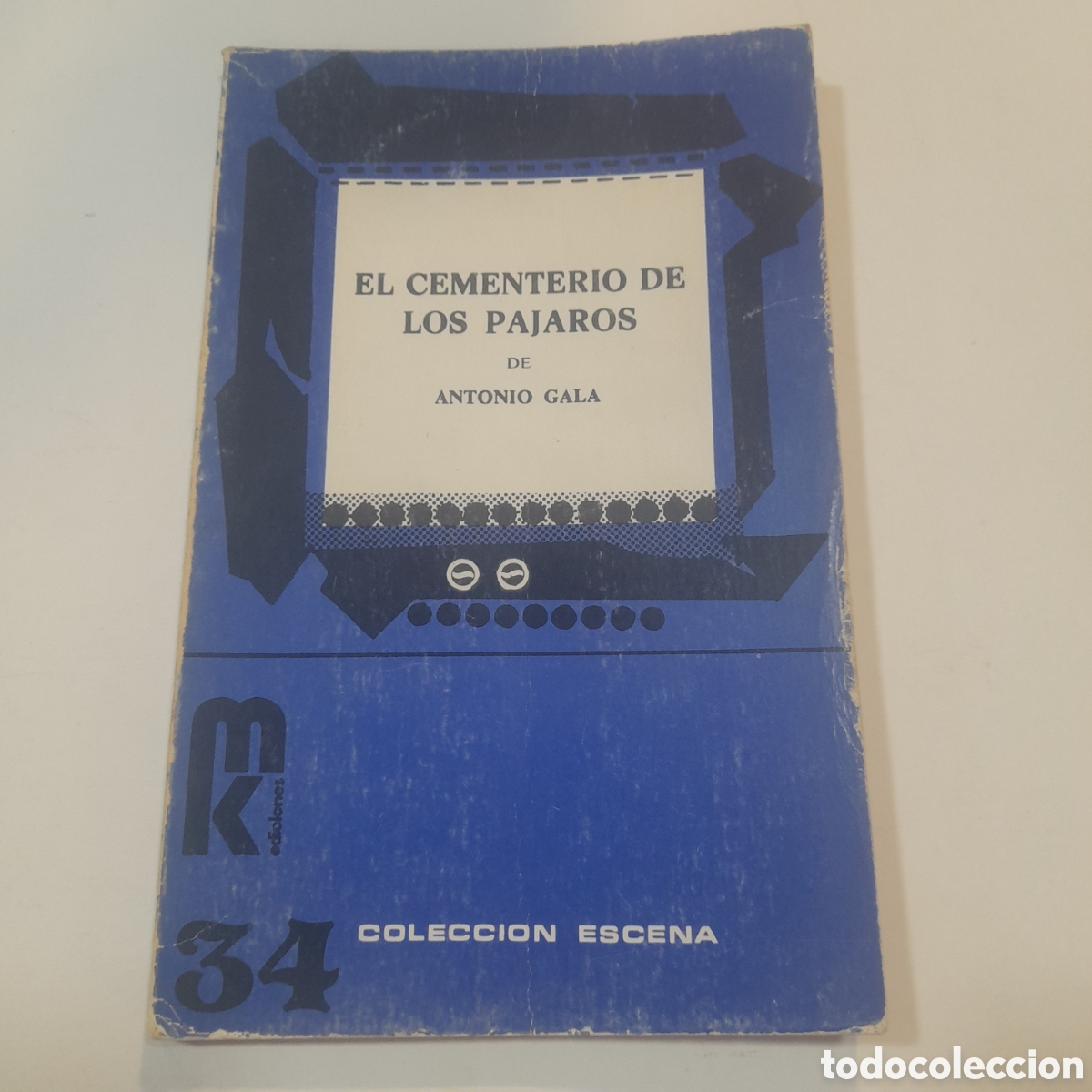 Libros de segunda mano: Libro El cementerio de los p&aacute;jaros dedicado por Antonio Gala