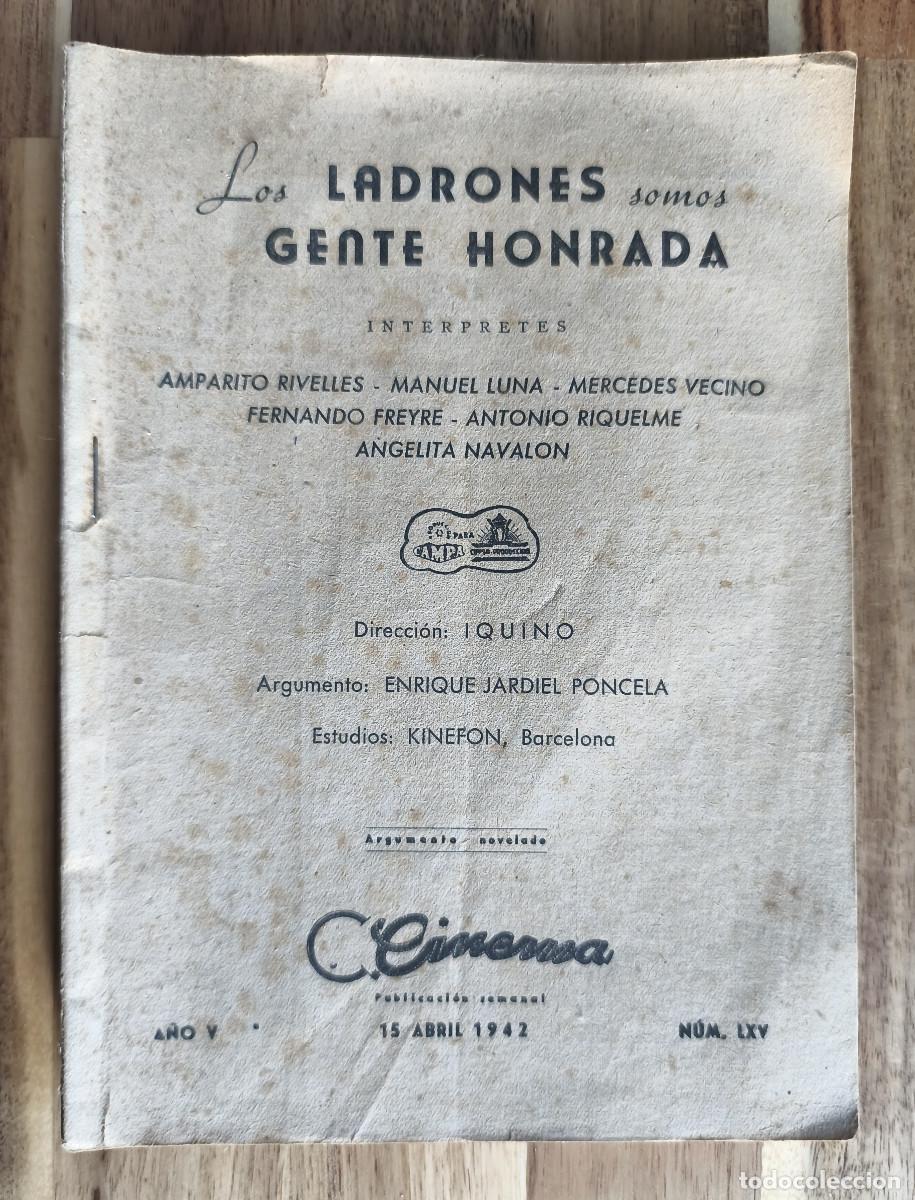 Libros de segunda mano: Los LADRONES somos GENTE HONRADA - Enrique Jardiel Poncela - C. Cinema 1942