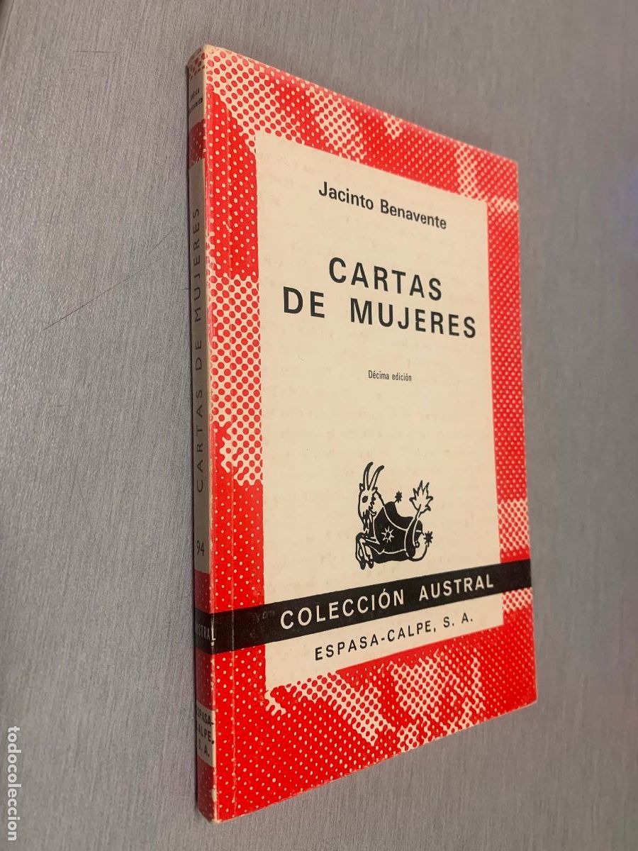 Libros de segunda mano: CARTAS DE MUJERES / JACINTO BENAVENTE / AUSTRAL - ESPASA CALPE 1976