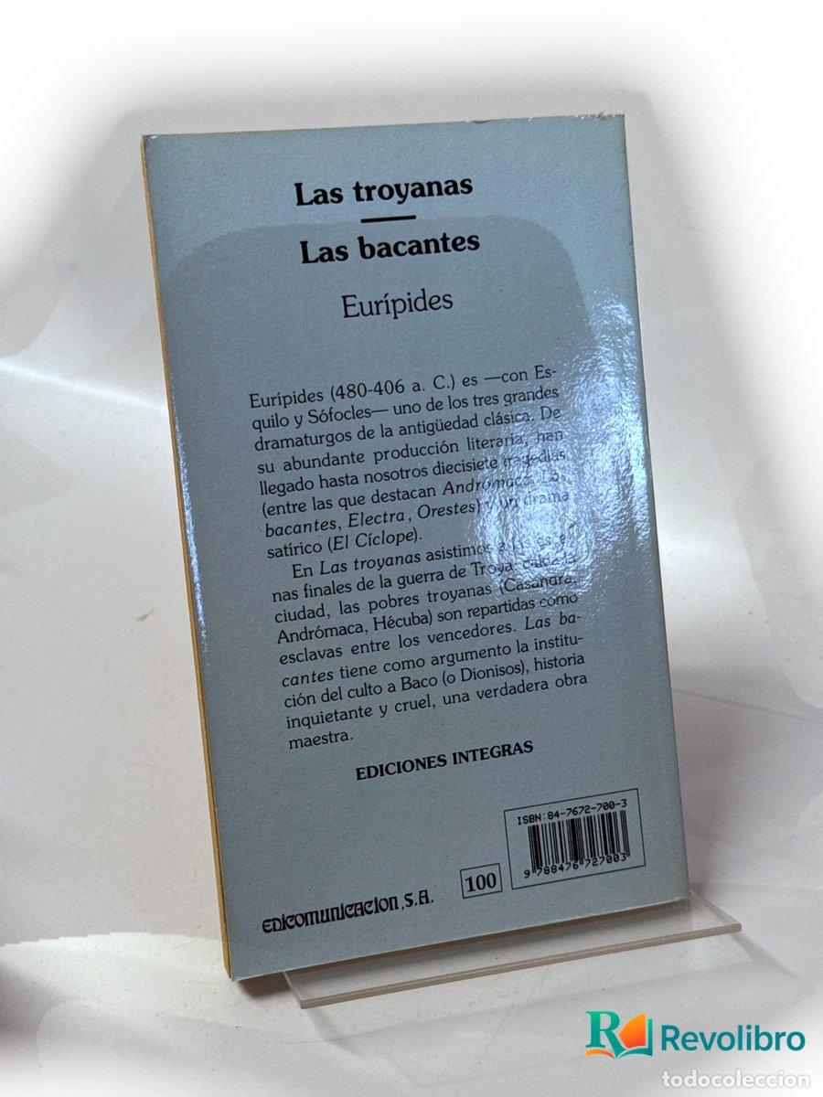 Libros de segunda mano: Las troyanas &mdash; Las bacantes - Eur&iacute;pides - Foto 2