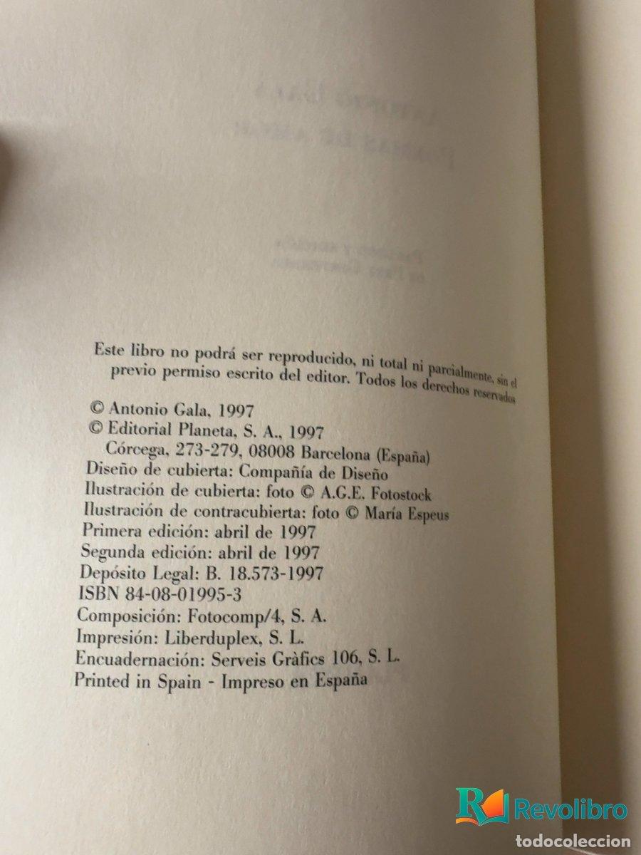 Libros de segunda mano: Poemas de amor - Antonio Gala - Foto 4