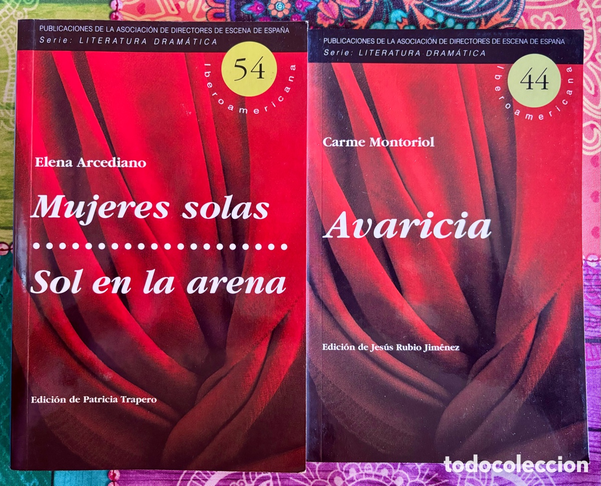 Libros de segunda mano: Lote 2 libros de teatro, Avaricia, mujeres solas y Sol en la arena.
