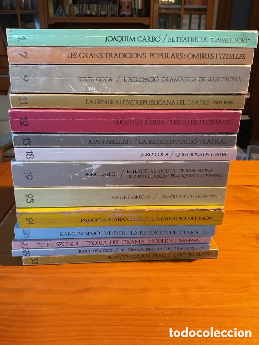 Libros de segunda mano: LOT DE 14 LLIBRES &ndash; MONOGRAFIES DE TEATRE &ndash; INSTITUT DEL TEATRE DE LA DIPUTACI&Oacute; DE BARCELONA