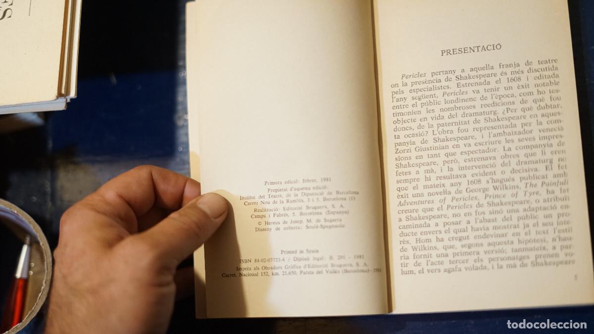 Libros de segunda mano: Shakespeare - Pericles - Bruguera 1981 - Foto 3