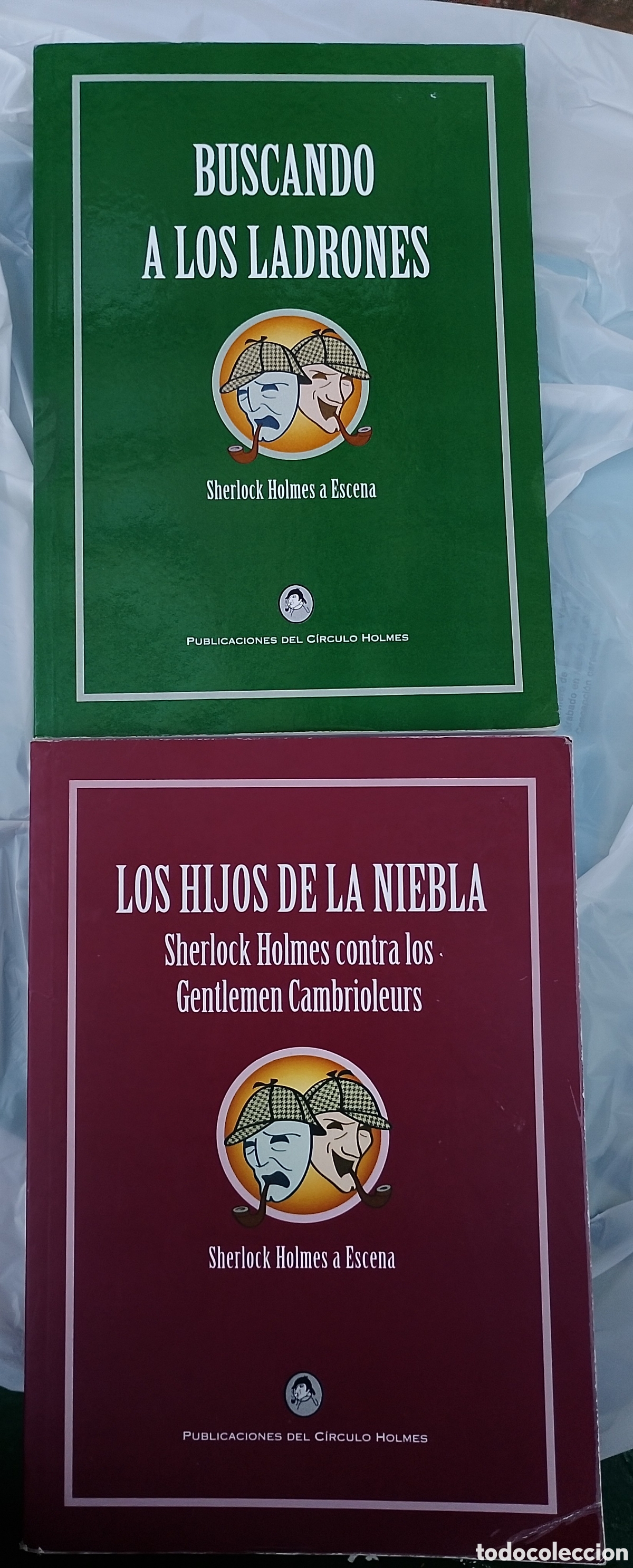 Libros de segunda mano: BUSCANDO A LOS LADRONES / LOS HIJOS DE LA NIEBLA. SHERLOCK HOLMES CONTRA LOS GENTLEMEN CAMBRIOLEURS
