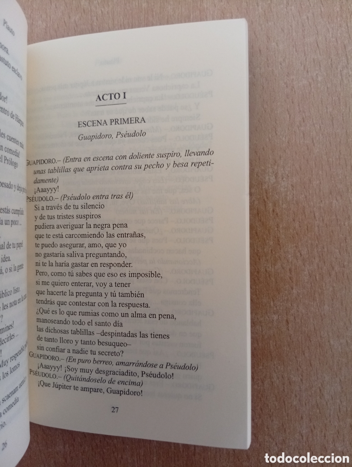 Libros de segunda mano: PS&Eacute;UDOLO. Plauto. Ediciones Cl&aacute;sicas - Foto 9