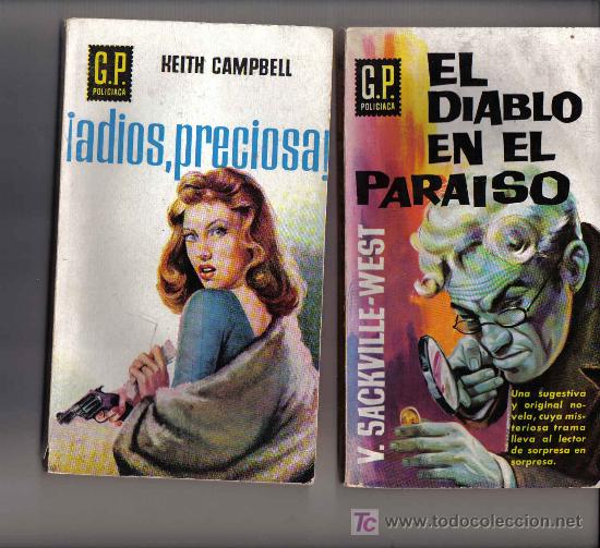 Libros de segunda mano: 2 libros - NOVELA POLICIACA - SERIE NEGRA - COLECCION G.P. POLICIACA