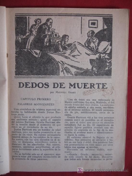 Libros de segunda mano: DEDOS DE MUERTE - Foto 2