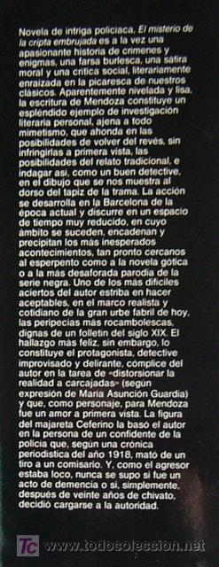Libros de segunda mano: EL MISTERIO DE LA CRIPTA EMBRUJADA - EDUARDO MENDOZA - Foto 2