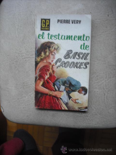 Libros de segunda mano: EL TESTAMENTO DE BASIL CROOKES DE PIERRE VERY - Foto 1