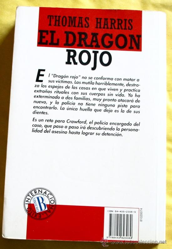 Libros de segunda mano: EL DRAGON ROJO - THOMAS HARRIS - - Foto 2