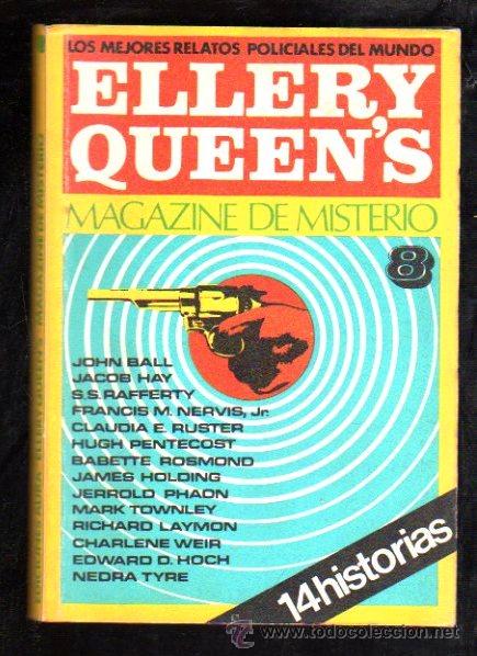 Gebrauchte B&uuml;cher: ELLERY QUEENS, MAGAZINE DE MISTERIO, 14 HISTORIAS, N&ordm;8, EDICIONES AURA, BARCELONA 1976, 19X13CM
