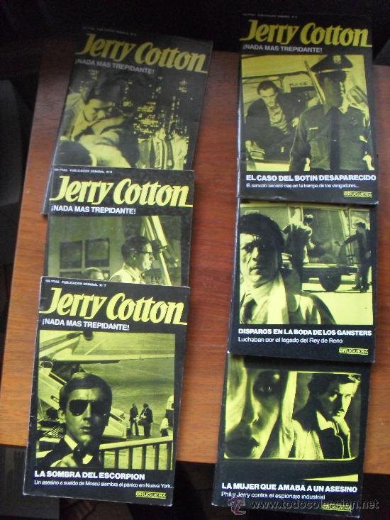 Gebrauchte B&uuml;cher: LOTE 6 COMICS JERRY COTTON  &iexcl;NADA MAS TREPIDANTE! N&ordm;s 2, 3, 5, 6, 7, y 8