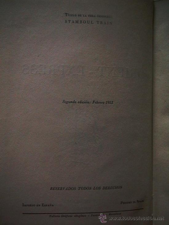 Libros de segunda mano: ORIENT EXPRESS. GRAHAM GREENE - Foto 2