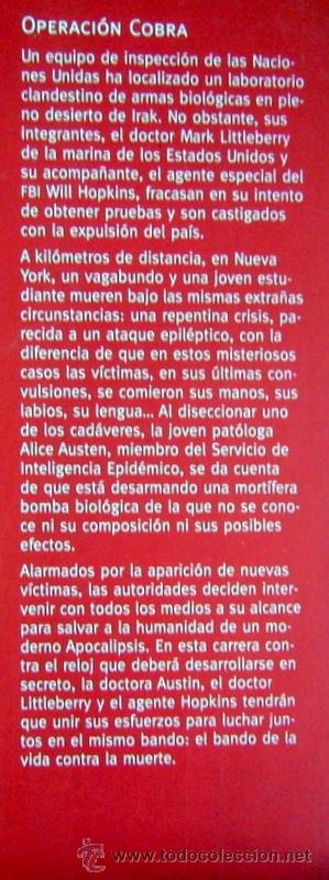 Libros de segunda mano: OPERACION COBRA - RICHARD PRESTON - Foto 5