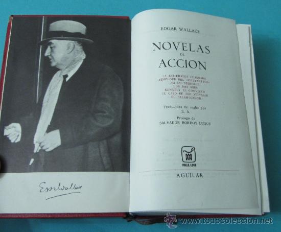 Libros de segunda mano: NOVELAS DE ACCI&Oacute;N. EDGAR WALLACE. - Foto 1