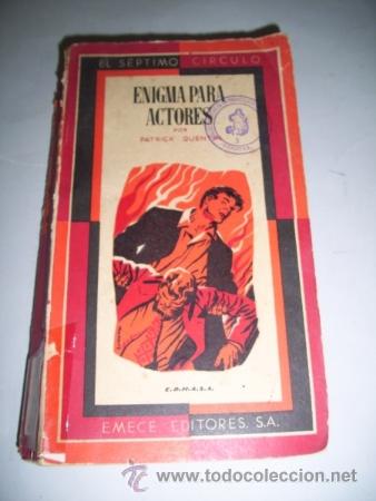Libros de segunda mano: QUENTIN, Patrick. Enigma para actores - Foto 1