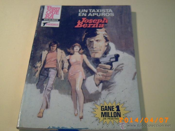 Libri di seconda mano: 1780-SERVICIO SECRETO-BRUGUERA-POLICIACO-UN TAXISTA EN APUROS-JOSEPH BERNA