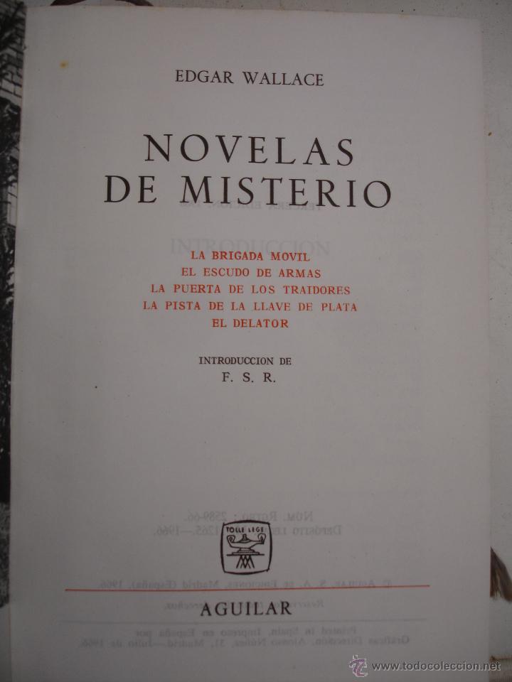 Libros de segunda mano: Novelas de Intriga Edgar Wallace. - Foto 2
