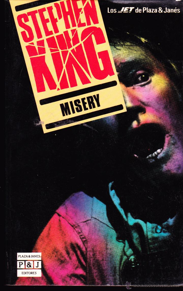 Libros de segunda mano: NOVELA TERROR , MISERY , STEPHEN KING EDITORIAL PLAZA Y JANES