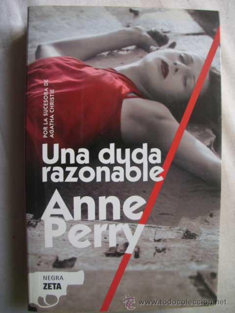 Libros de segunda mano: UNA DUDA RAZONABLE. PERRY, Anne. 2009 - Foto 1