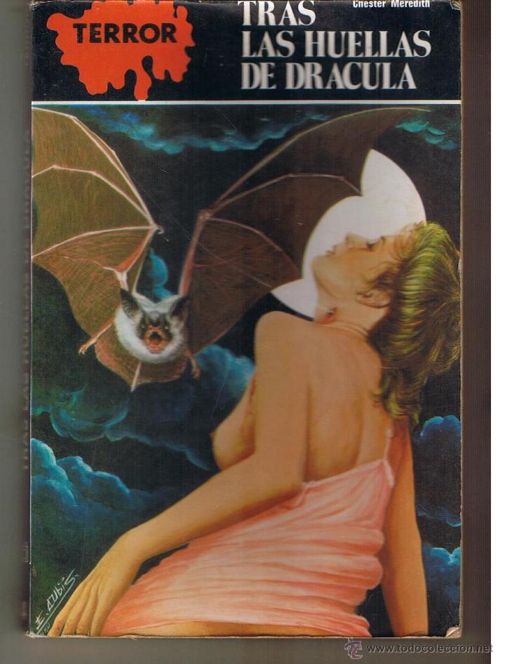 Libros de segunda mano: TERROR. N&ordm; 4, TRAS LAS HUELLAS DE DR&Aacute;CULA. CHESTER MEREDITH. EDICIONES RO. 1980.(C/Q)