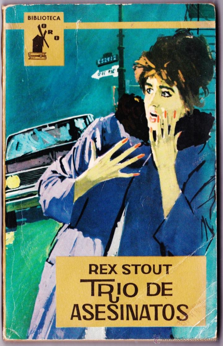 Livros em segunda m&atilde;o: NOVELA - POLICIACA - TRIO DE ASESINATOS - NERO WOLFE - REX STOUT