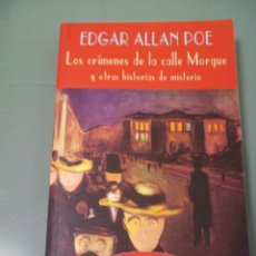 Libros de segunda mano: LOS CRÍMENES DE LA CALLE MORGUE - EDGAR ALLAN POE. EL CLUB DIÓGENES Nº 51. VALDEMAR.