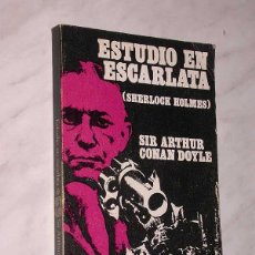 Libros de segunda mano: SHERLOCK HOLMES: ESTUDIO EN ESCARLATA. ARTHUR CONAN DOYLE. SERIE NEGRA POLICIAL 11. BARRAL, 1972. ++