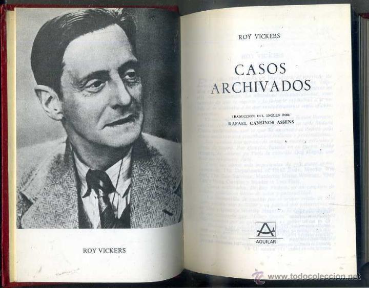 Libri di seconda mano: ROY VICKERS : CASOS ARCHIVADOS (AGUILAR M&Eacute;XICO, 1980)