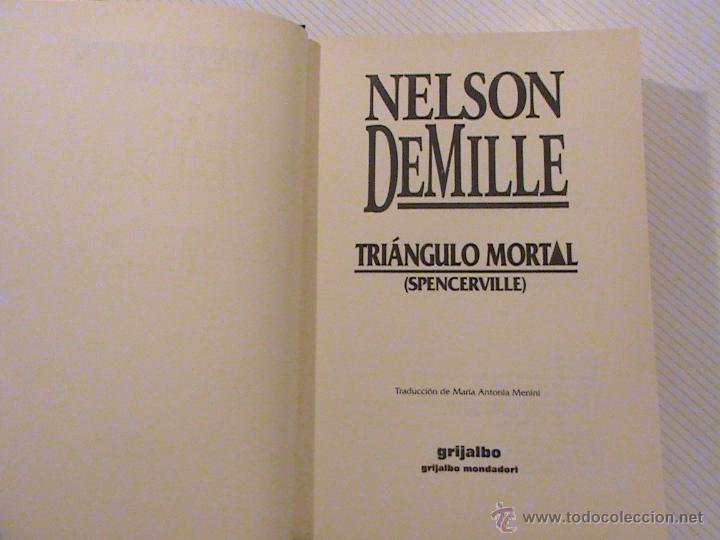 Libros de segunda mano: TRI&Aacute;NGULO MORTAL. NELSON DEMILLE - Foto 1