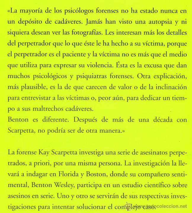 Libros de segunda mano: PREDATOR (PATRICIA CORNWELL) 2006 - Foto 3