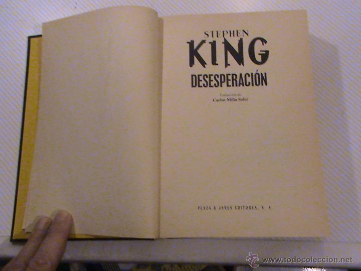 Libros de segunda mano: DESESPERACI&Oacute;N. STEPHEN KING. - Foto 1