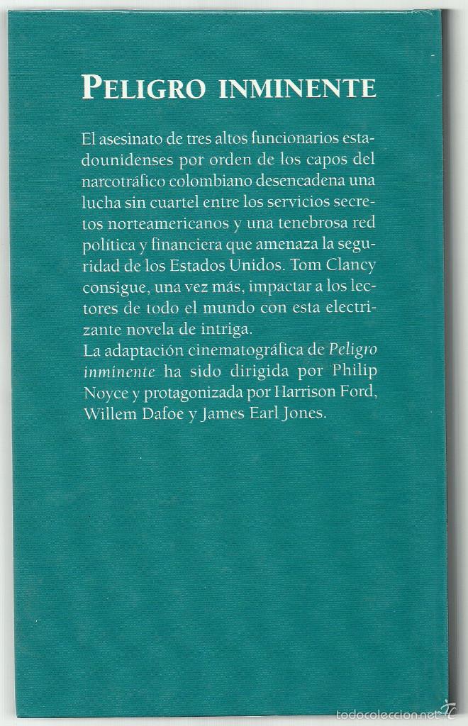 Libros de segunda mano: PELIGRO INMINENTE - TOM CLANCY - Foto 2