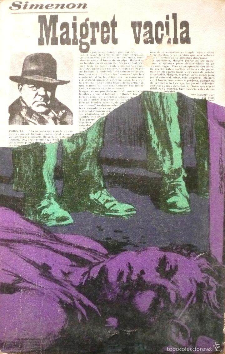 Libros de segunda mano: SIMENON / MAIGRET VACILA - Foto 1