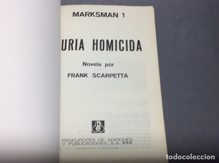 Libros de segunda mano: furia homicida / FRANK SCARPETTA - Foto 2