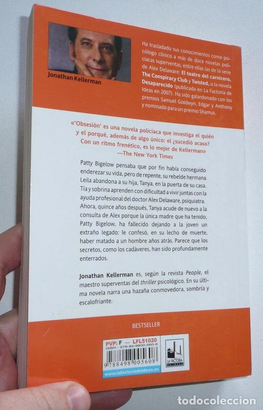 Libros de segunda mano: Obsesi&oacute;n - Jonathan Kellerman (La Factor&iacute;a de Ideas, 2009) - Foto 2