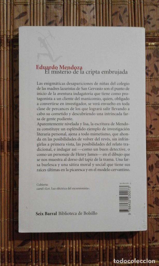 Libros de segunda mano: El misterio de la cripta embrujada - Eduardo Mendoza - Foto 2
