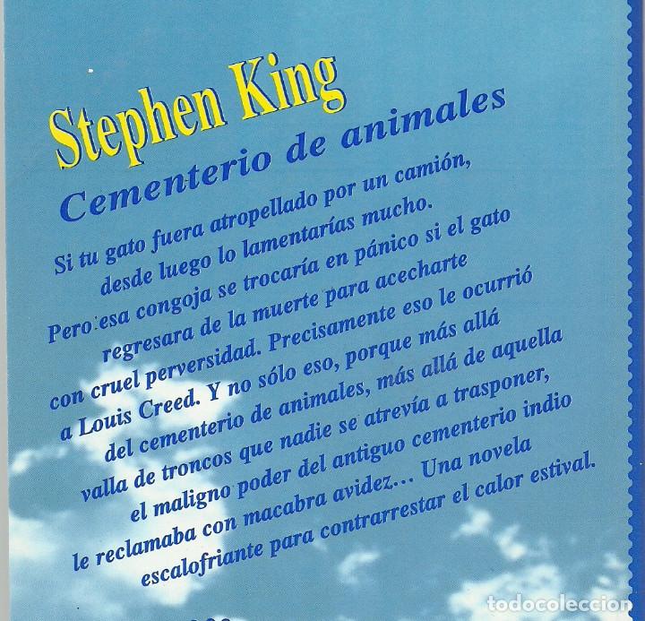 Libros de segunda mano: CEMENTERIO DE ANIMALES - STEPHEN KING - Foto 2