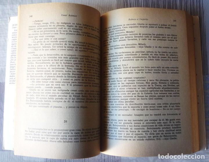 Libros de segunda mano: ROBOTS E IMPERIO . DE ISAAC - ASIMOV - Foto 4