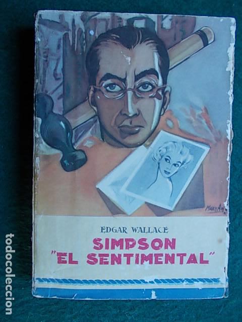 Libros de segunda mano: Edgar Wallace  Simpson el sentimental - Foto 1