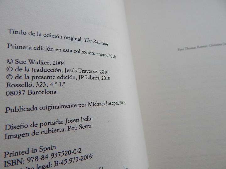 Libros de segunda mano: El reencuentro - Sue Walker - Foto 4
