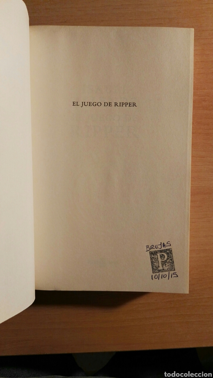 Libros de segunda mano: El juego de Ripper - Foto 4